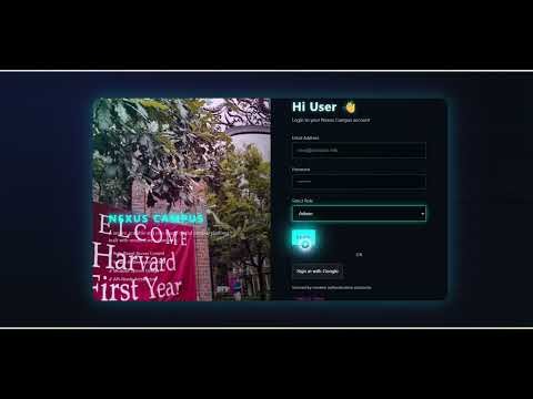 Nexus Campus Portal 🚀 | Full Stack Project | JWT Authentication & Admin Panel