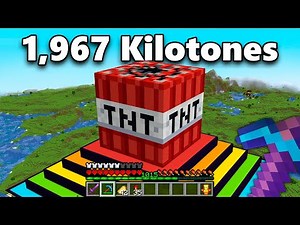 Construí Una Bomba Nuclear Matemáticamente Precisa en Minecraft!