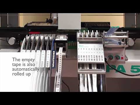 FRITSCH SMT - The labelFEEDER enables the pick & place process of labels