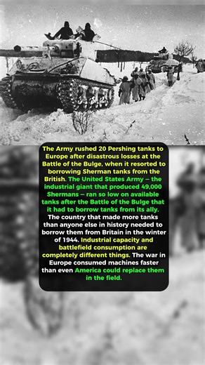 "Running Out of Tanks: Why the US Army Had to Borrow From Britain" #history