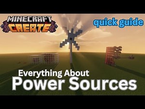 Quick Guide: Power Source | Minecraft Create