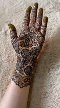 Simple and unique henna design tutorial ❤️ #mehndi #henna #hennadesign #hennastyle #hennaproducts