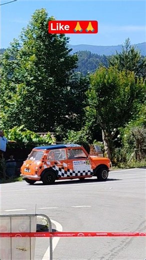 #CLASSICRALLY 🔥 MINI FULL SEND! 😱 SMALL CAR, HUGE ATTACK 🚗💨 #rally #automobile #flatout #motorsport