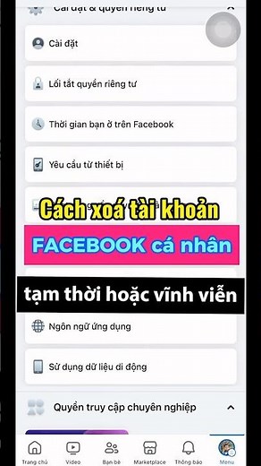 How to temporarily lock or permanently delete your Facebook account on your phone or computer #sh...