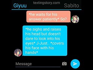 Demon Slayer texting story | Tanjiro finds out... | [ a Sabito x Giyuu story ]