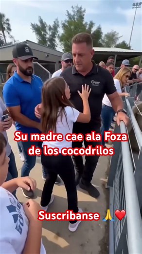 Su madre cae ala foza de los cocodrilos #historia #reflexion