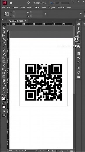 How to create QR code in InDesign #indesigntutorial