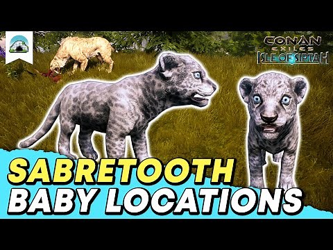 Sabretooth Kitten Map Locations - Baby Animal Location Guide | Conan Exiles: Isle of Siptah