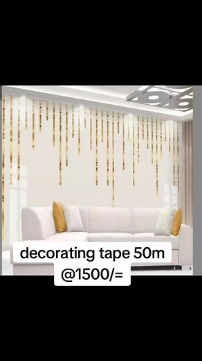 Decorate Your Walls with Stylish Decorative Tape | 50m PVC Self Adhesive