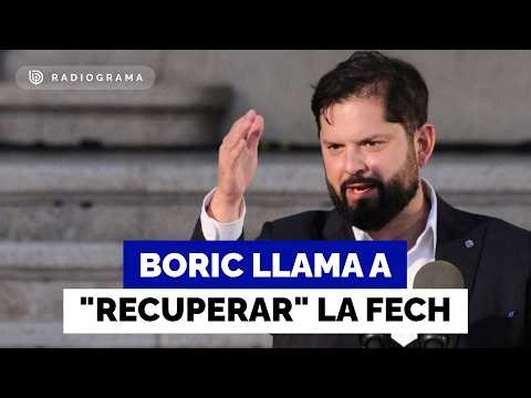 Boric calls on students to "reclaim" the FECh: "We need them in the public debate"