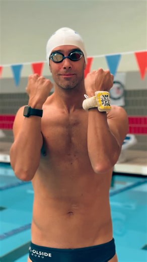 Ralph Porrazzo on Instagram: "I heard you aren’t supposed to take swim advice from someone who wears a watch in the pool! Whoops😂 #swimming #swim #swimmer had to do it @socialkickswim 🙌🏽"