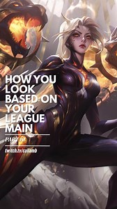 How you look based on your League main 🎯 . Were any of these accurate? Send this video to anyone who mains these champions! 😗 . . . 🏷️ #leagueoflegends #gaming #leaguememes