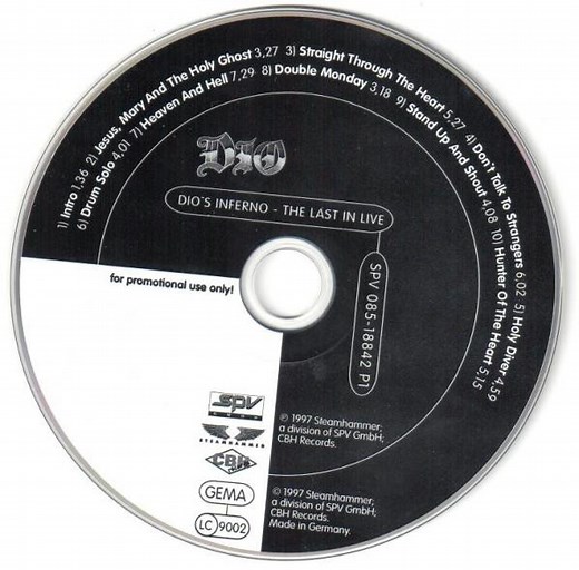 Dio - Dio's Inferno - The Last In Live