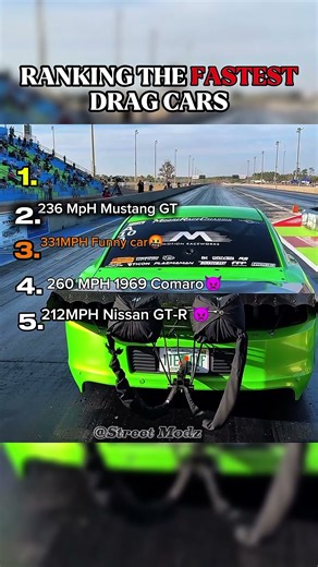 Ranking The FASTEST Drag Car s!