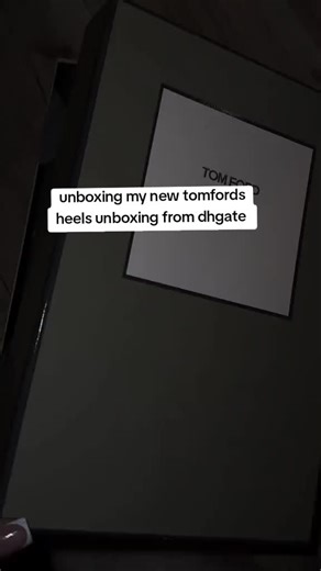 unboxing my new tomfords heels unboxing from dhgate 💯❤️‍🩹💖❤️‍🩹💖❤️‍🩹 LINK IN MY BIO AND YOU CAN SEND ME A DM IF YOU CAN'T FIND IT 🎗️🧣