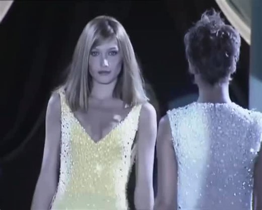 iconicfashionglam on Instagram: "Carla Bruni for Gianni Versace Spring/Summer 1996"