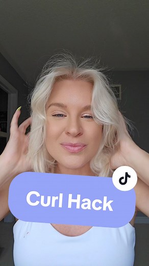 Easy curls for beginners. #diyhairschool #realhair #finehairtips #thinhairtips #easycurls #curlhack #curlingthinhair