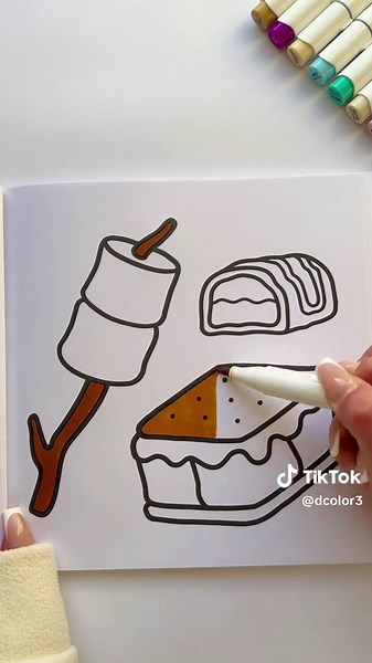 🧡🧡#asmrcoloring #asmr #asmrsounds #fyp #explore