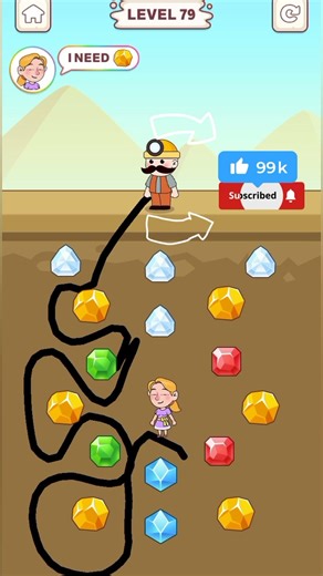 Pull The Gold – Level 79 Gameplay 😱 | Beginner to Pro Journey Starts!