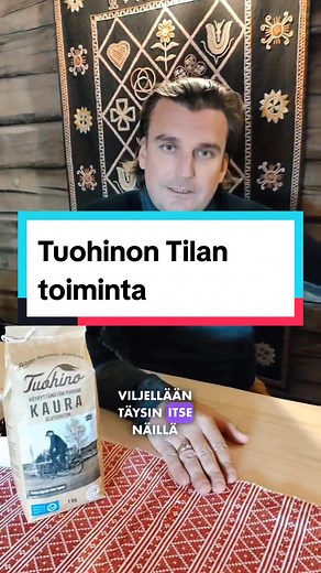 Tuohinon Tilan isäntä Jussi Tuohino kertoo tilan toiminnasta