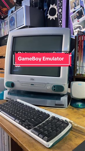 This particular GameBoy emulator came out in 1997. There where also NES and SNES emulators too for the iMac. #gameboy #nintendo #pokemon #emulution #imac #apple #pokemonred