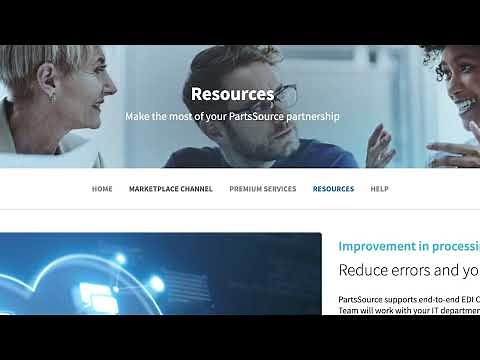 PartsSource Digital Tools and Resources