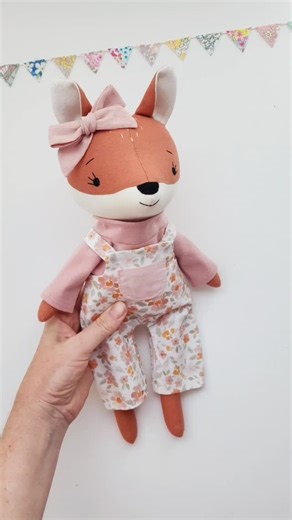 Jo Molony - Dollmaker on Instagram: "Make a lovely handmade doll with my fun and easy sewing patterns. Each pattern comes with a beautiful pdf tutorial with lots of photos and detailed instructions to guide you through the process of making a lovely doll and clothes. Tap the link in my bio to visit my etsy shop and website 😉🩷 #handmadedoll #handmadefabricdoll #handmadeclothdoll #handmadefoxdoll #foxdoll #foxdollpattern #foxsewingpattern #dollmakingprocess #dollmaker #sewingdolls #dollartist #d