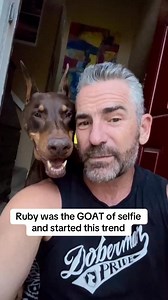 870K views · 75K reactions | #rubytuesday dedicated to Ruby the zipper nose doberman. She was the GOAT and started this trend. There is no better! #doberman #dobermann #rubydooby_do #dogsofinstagram | Rubydoobydo | Facebook
