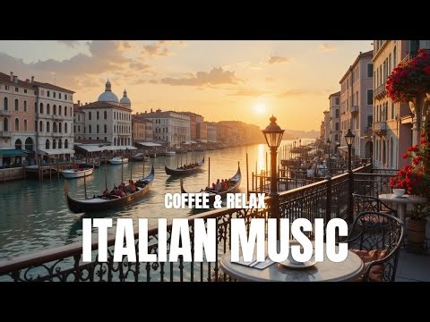Italian Café Twilight ☕ Vintage Love Guitar & Soft Jazz