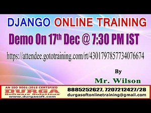 DJANGO Online Training in DURGASOFT