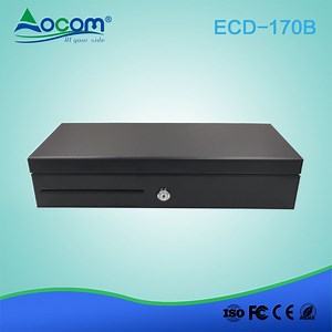 [Hot Item] Flip Top Cash Drawer Safe Stainless Steel Mini USB Plastic POS Cash Drawer with Cash Box