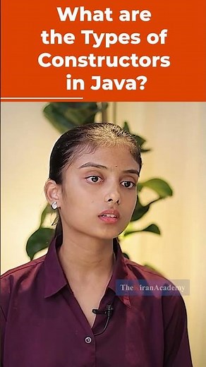 What are the Types of Constructors in Java? | Java Placement Question | #shorts #kiransir