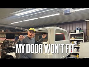 Simple Door Hinge alignment on the 86 C10 rescue truck #carrestorationproject #diy #automobile 
