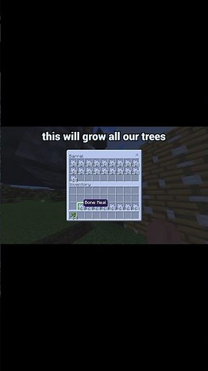 Easiest AUTO Wood Farm in Minecraft Bedrock!