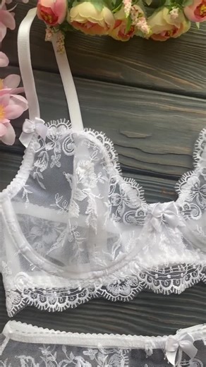 Luxury White Lace Bridal Lingerie Set - Handmade Wedding Underwear for Bride & Honeymoon Nights - Etsy