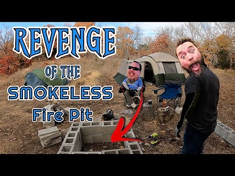 New and Improved - Smokeless Fire Pit for Your Backyard or Campsite