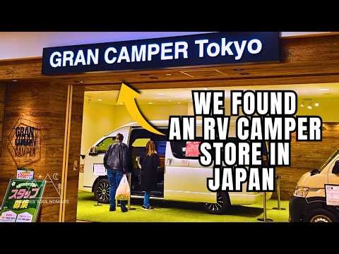 Van Life in Japan? 🇯🇵 Quick Walkaround in Gran Camper RV Store in Tokyo Japan