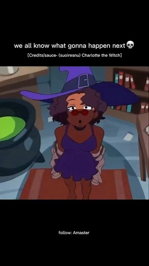Anime~Master on Instagram: "Witch's experiment gone wrong💀 [Sauce- (suoiresnu) Charlotte the Witch] #witch #animewife #witch #funny #animation #rule34 #wifu #animegirls #gothgirl #mommy #animemommy"