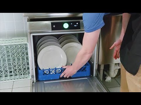 Hobart LXn Undercounter Dishmachine Operation