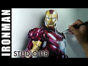 Drawing Ironman MarvelComics | Drawing Studio 118