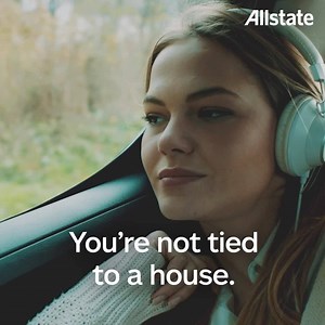 Your stuff goes with you. So should your coverage. Protect your stuff for around $4 per month, when bundled with auto. | Allstate