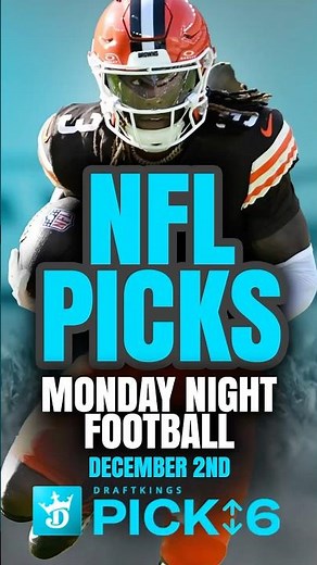 BEST NFL DraftKings Pick 6 Plays Today! 🔥| NFL Picks & Predictions | Monday 12/2/2024