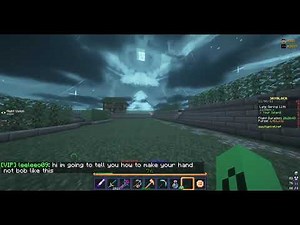 How To Disable Hand Bobbing