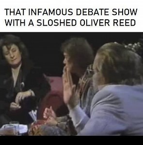 Oliver Reed's infamous appearnace on a late night debate show where he'd quite evidently had a few too many before it started 🤣 | Classic TV Moments