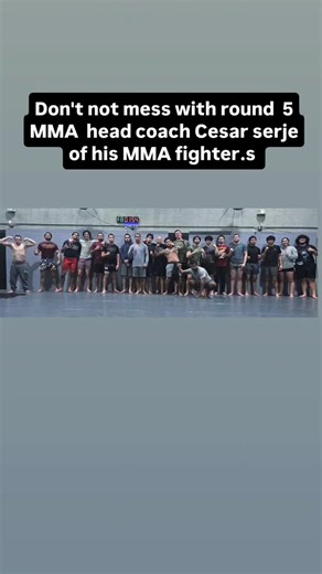 Don't not mess with round 5 MMA head coach Cesar serje of his MMA fighter.s | Garrett's Fight - Garrett "G-Money" Holeve