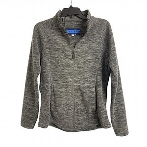 Iceburg Fleece Full Zip Gray Jacket Size M