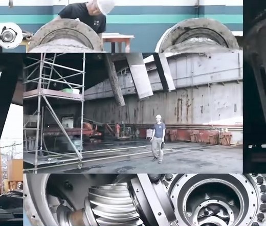 Le propulseur « Voith Schneider » est un système de propulsion cycloïdal, constitué d’un ensemble de 4 à 6 pales verticales orientables, en rotation sous la coque du navire. Le fonctionnement des pales est comparable à celui d’ailes d’avion verticales : elles sont placées en permanence de façon à générer ensemble une poussée dans le sens d’avancement voulu. Ce système permet de développer très rapidement une poussée dans une direction quelconque, ce qui explique la grande maniabilité des navires