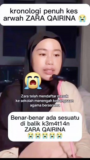 Kronologi full zara qairina 😭 #Zaraqairina #fyp #jangkauanluas | Dessy Sorani