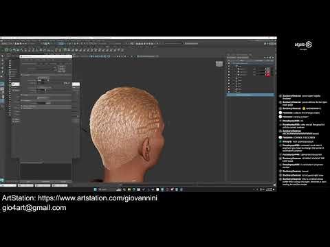 Creating Curly Hair with Xgen