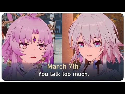 March 7th Thinks Fu Xuan is a Blabbermouth (March 7th Story Quest) | Honkai Star Rail